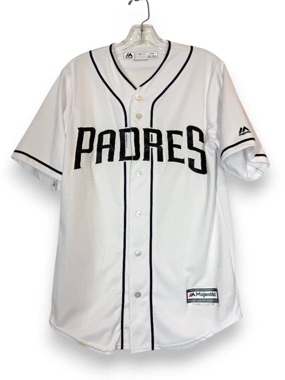 Majestic Padres MLB Jersey Adult Small San Diego White Baseball